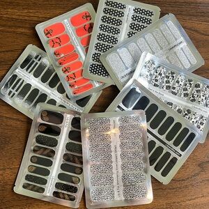 Lily and Fox nail wraps lot of 8, NIP Halloween